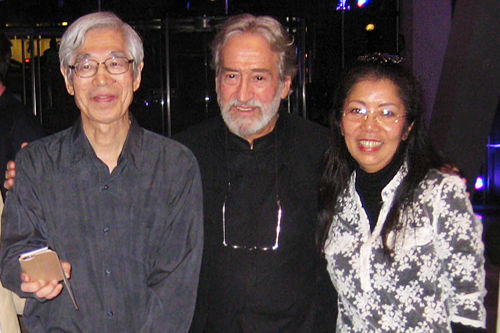 Junko Ueda with Jordi Savall and Seki in Lincoln Centre, New York City